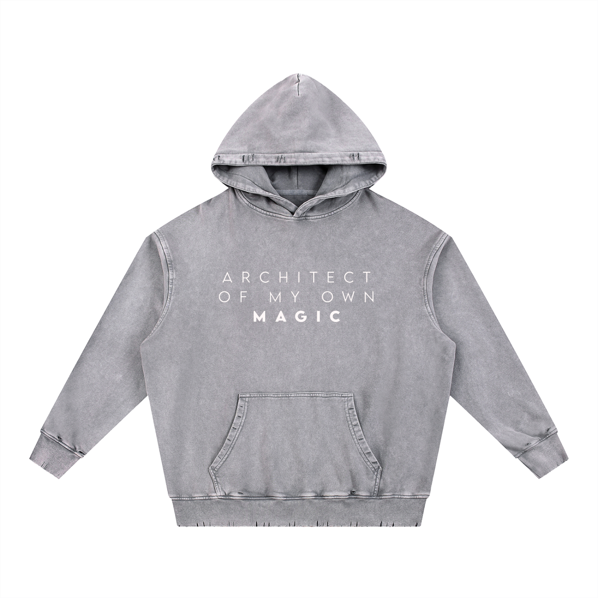 Aligned Cotton Oversized Hoodie