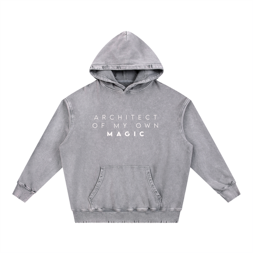 Aligned Cotton Oversized Hoodie