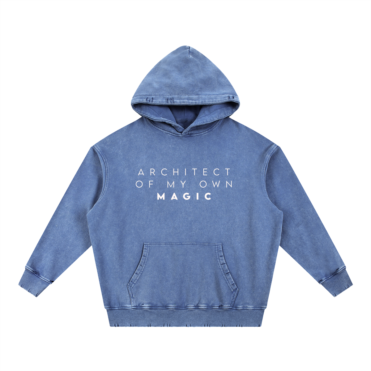 Aligned Cotton Oversized Hoodie