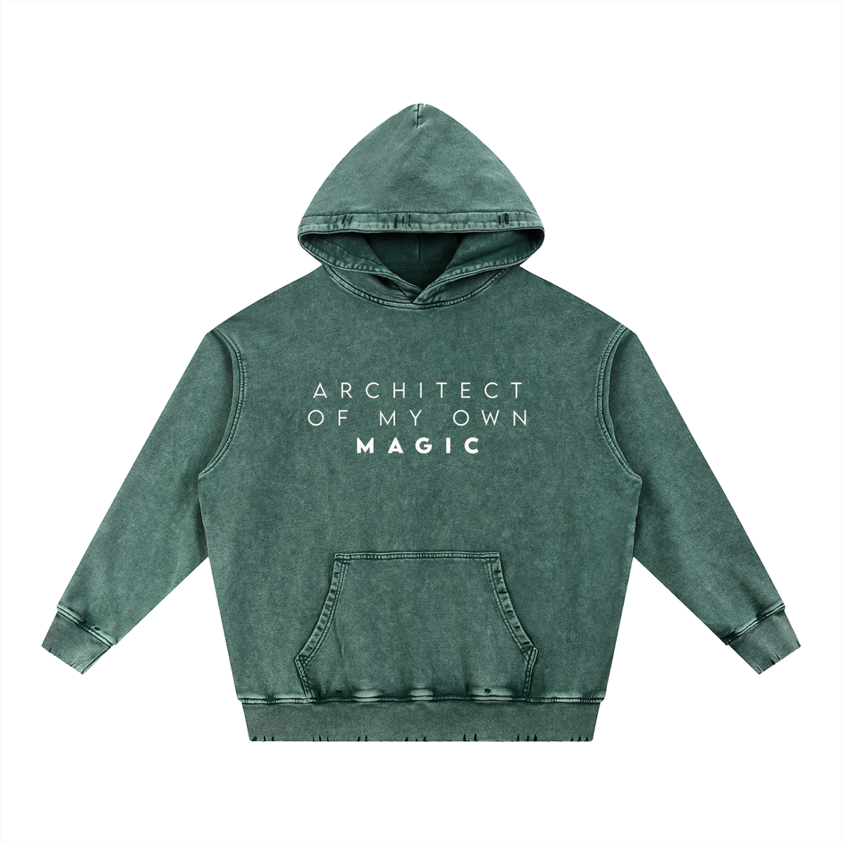 Aligned Cotton Oversized Hoodie