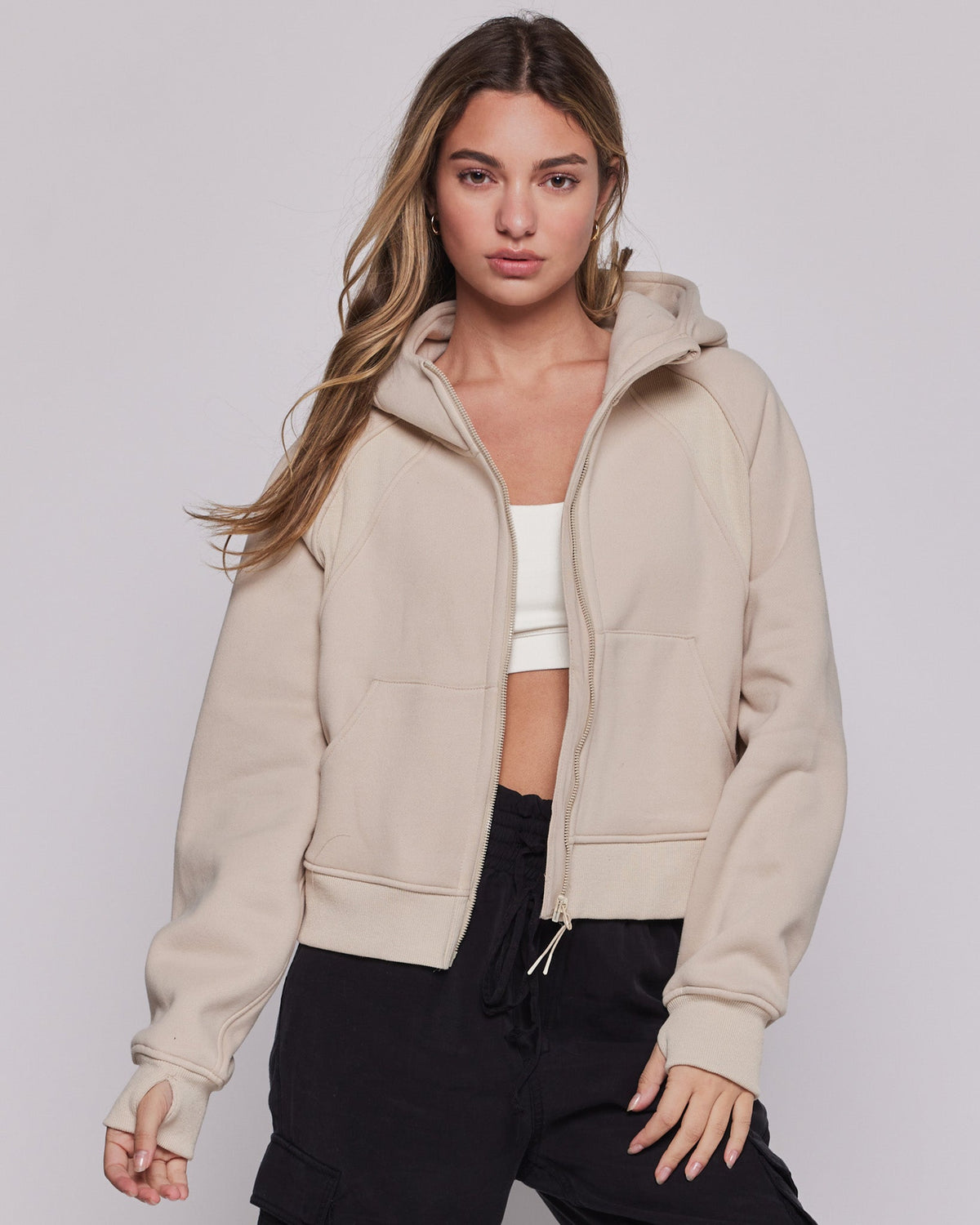 Effortless Fleece Full Zip Hoodie