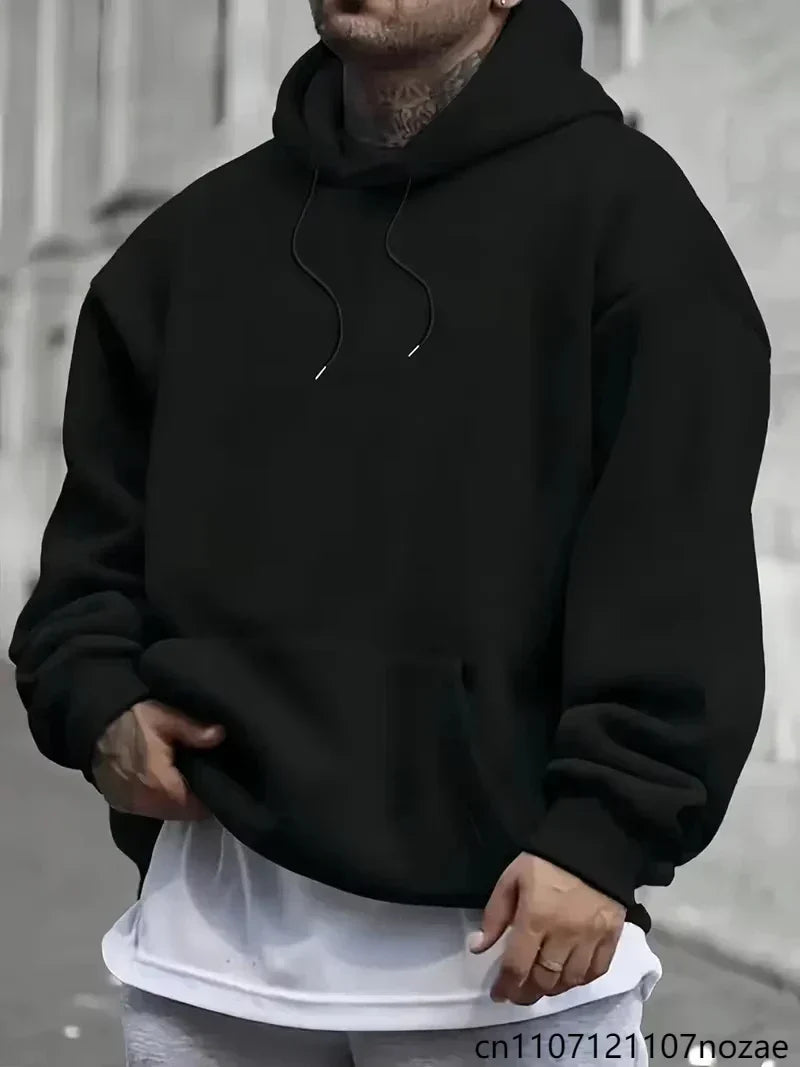 Oversized Fleece Pullover Hoodie