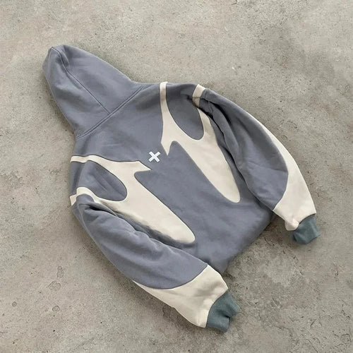 Devil Graphic Zip-Up Hoodie