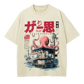 Japanese Takoyaki Graphic T-Shirt Oversized Anime Streetwear Tee