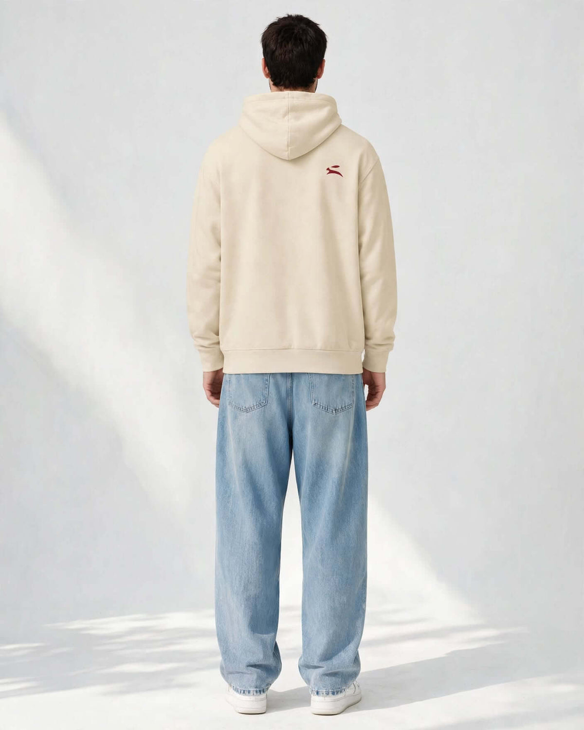 Oversized Hoodie — Mill-Dyed, 340 g/m²