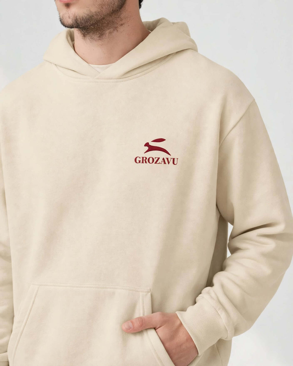 Oversized Hoodie — Mill-Dyed, 340 g/m²
